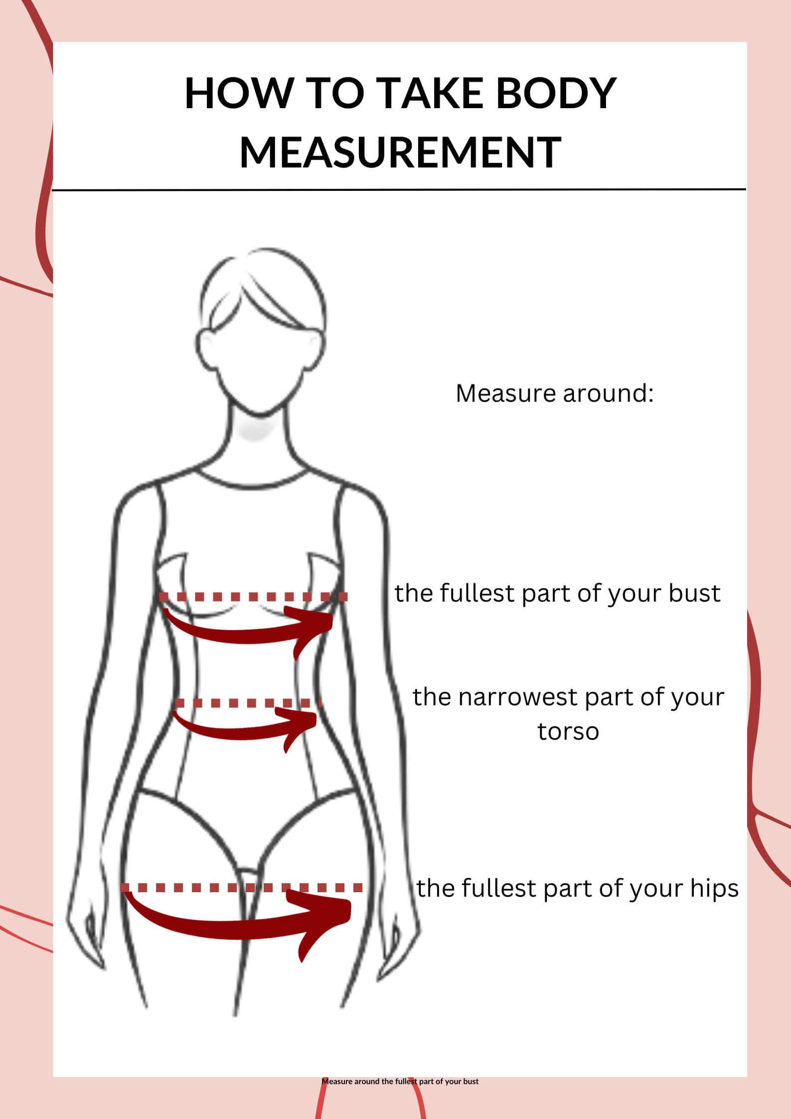 Body Measurement Diagram